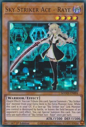 Sky Striker Ace - Raye - MAMA-EN004 - Ultra Rare - 1st Edition available at 401 Games Canada