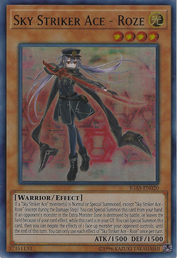 Sky Striker Ace - Roze - IGAS-EN020 - Ultra Rare - Unlimited available at 401 Games Canada