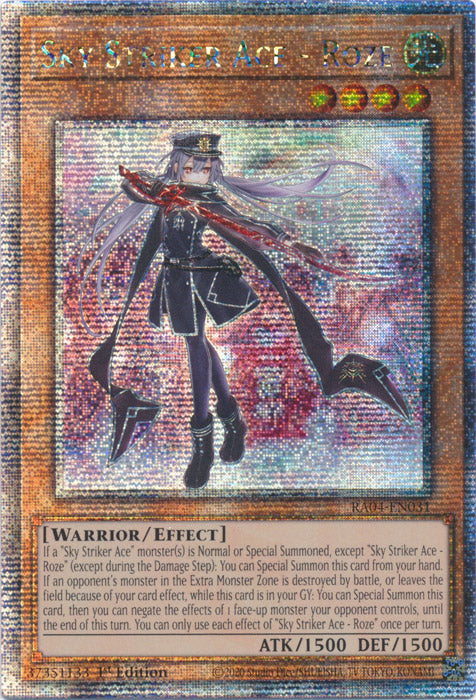 Sky Striker Ace - Roze - RA04-EN031 - Quarter Century Secret Rare - 1st Edition