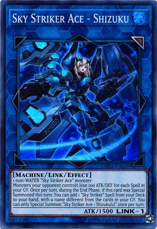 Sky Striker Ace - Shizuku - DASA-EN028 - Super Rare - Unlimited available at 401 Games Canada