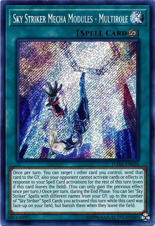 Sky Striker Mecha Modules - Multirole - DASA-EN038 - Secret Rare - Unlimited available at 401 Games Canada
