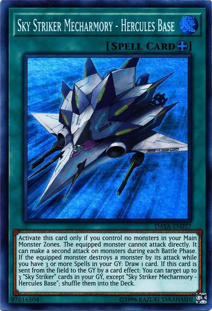 Sky Striker Mecharmory - Hercules Base - DASA-EN037 - Super Rare - Unlimited available at 401 Games Canada