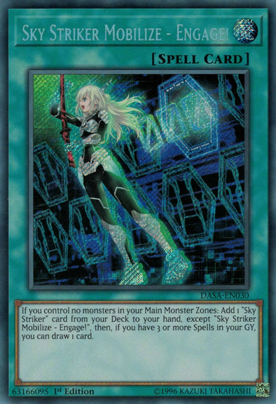 Sky Striker Mobilize - Engage! - DASA-EN030 - Secret Rare - 1st Edition available at 401 Games Canada