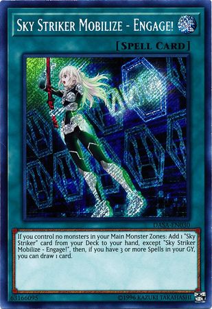 Sky Striker Mobilize - Engage! - DASA-EN030 - Secret Rare - Unlimited available at 401 Games Canada