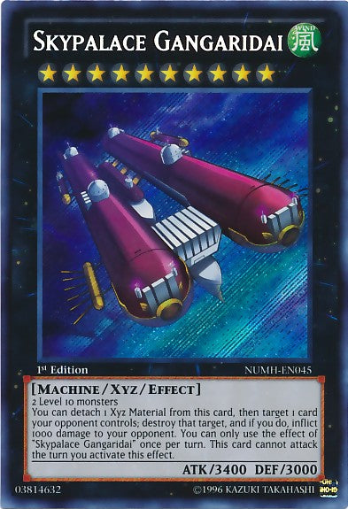 Skypalace Gangaridai - NUMH-EN045 - Secret Rare - 1st Edition available at 401 Games Canada