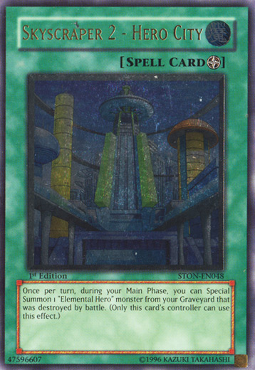 Skyscraper 2 - Hero City - STON-EN048 - Ultimate Rare - 1st Edition available at 401 Games Canada