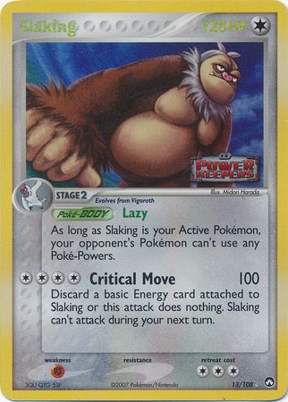 Slaking - 13/108 - Holo Rare - Reverse Holo available at 401 Games Canada