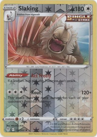 Slaking - 131/203 - Holo Rare - Reverse Holo available at 401 Games Canada