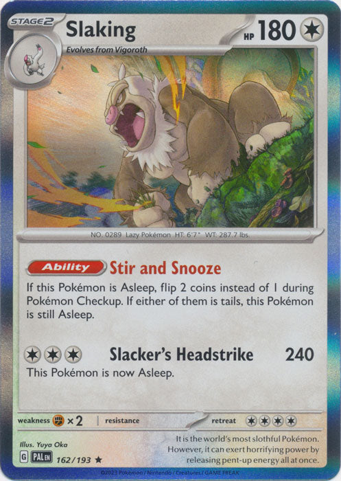 Slaking - 162/193 - Rare available at 401 Games Canada