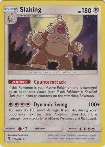 Slaking - 170/236 - Holo Rare available at 401 Games Canada