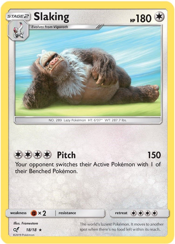 Slaking - 18/18 - Holo Rare available at 401 Games Canada