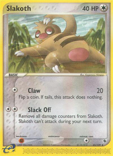 Slakoth - 45/109 - Uncommon available at 401 Games Canada