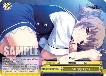 Sleepy Eyes (RRR) - GRI/S72-E027R - Triple Rare available at 401 Games Canada