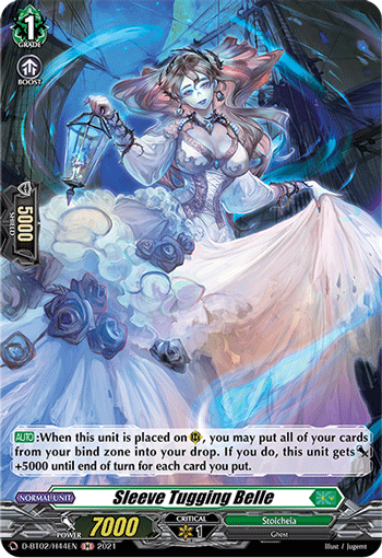 Sleeve Tugging Belle - D-BT02/H44 - Holo Rare available at 401 Games Canada