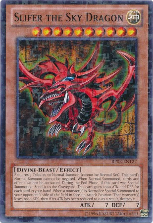 Slifer the Sky Dragon - BP02-EN127 - Mosaic Rare - Unlimited available at 401 Games Canada