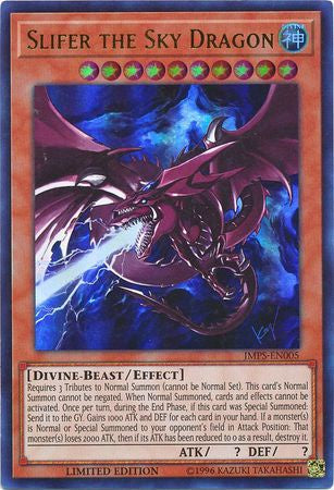 401 Games Canada - Slifer the Sky Dragon - JMPS-EN005 - Ultra Rare - Limited Edition 401 Games Canada - Slifer the Sky Dragon - JMPS-EN005 - Ultra Rare - Limited Edition