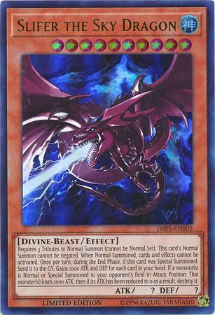 Slifer the Sky Dragon - JMPS-EN005 - Ultra Rare - Limited Edition available at 401 Games Canada