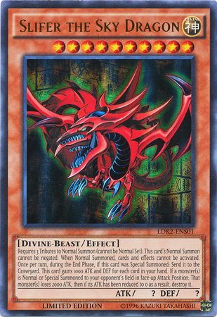 Slifer the Sky Dragon - LDK2-ENS01 - Ultra Rare - Limited Edition available at 401 Games Canada