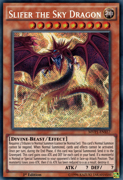 Slifer the Sky Dragon - MVP1-ENS57 - Secret Rare - 1st Edition available at 401 Games Canada