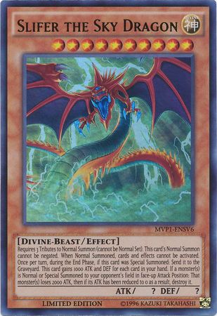 Slifer the Sky Dragon - MVP1-ENSV6 - Ultra Rare - Limited Edition available at 401 Games Canada