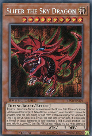 Slifer the Sky Dragon - SBCB-EN201 - Secret Rare - 1st Edition available at 401 Games Canada