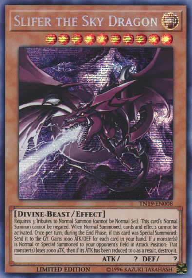 Slifer the Sky Dragon - TN19-EN008 - Prismatic Secret Rare - Limited Edition available at 401 Games Canada