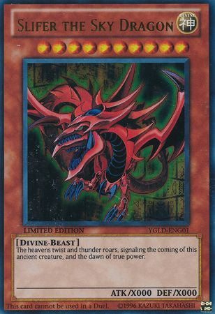 Slifer the Sky Dragon - YGLD-ENG01 - Ultra Rare - Limited Edition available at 401 Games Canada