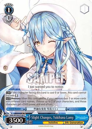 Slight Changes, Yukihana Lamy - HOL/W104-E140C - Common available at 401 Games Canada