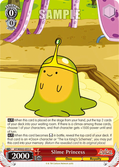 Slime Princess - AT/WX02-055 - Uncommon available at 401 Games Canada