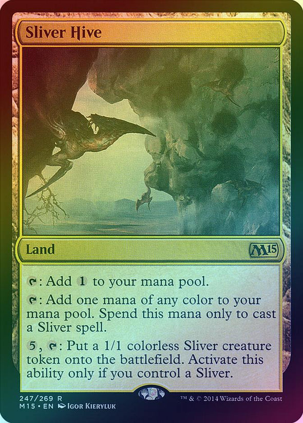 Sliver Hive (Foil) (M15) available at 401 Games Canada