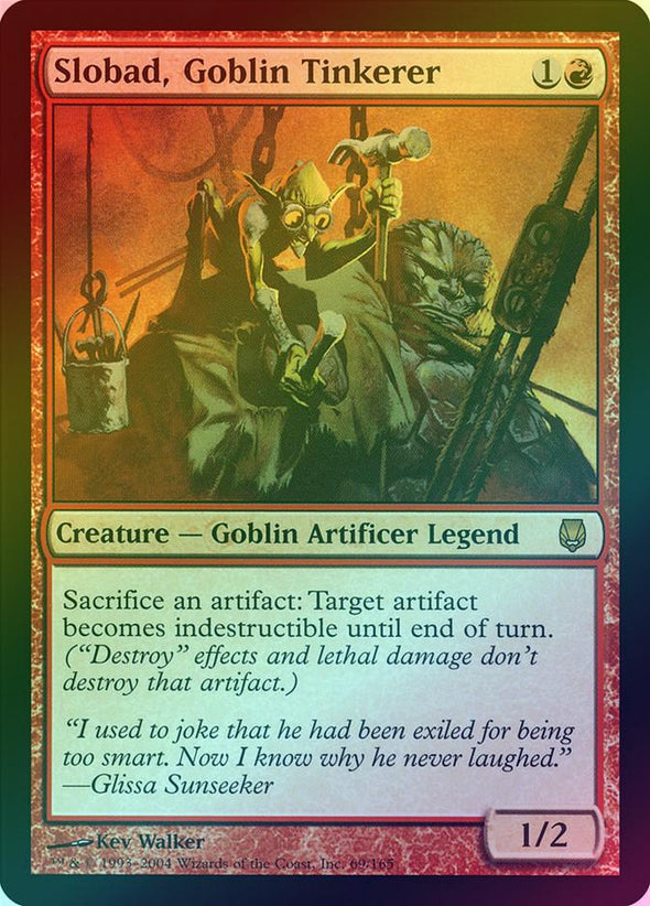 Slobad, Goblin Tinkerer (Foil) (DST) available at 401 Games Canada