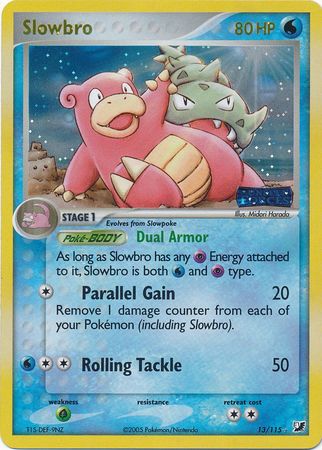 Slowbro - 13/115 - Holo Rare - Reverse Holo available at 401 Games Canada