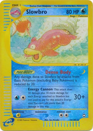 Slowbro - 33/147 - Rare - Reverse Holo available at 401 Games Canada