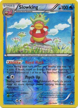 Slowking - 21/122 - Holo Rare - Reverse Holo available at 401 Games Canada