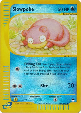 Slowpoke - 108/147 - Common - Reverse Holo available at 401 Games Canada