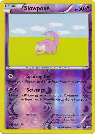Slowpoke - 32/83 - Common - Reverse Holo available at 401 Games Canada