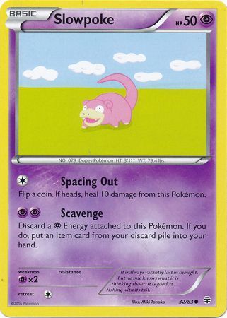 Slowpoke - 32/83 - Common available at 401 Games Canada