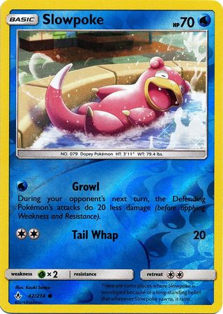 Slowpoke - 42/214 - Common - Reverse Holo available at 401 Games Canada