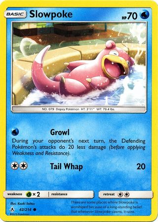 Slowpoke - 42/214 - Common available at 401 Games Canada