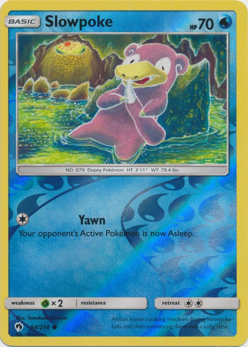 Slowpoke - 54/214 - Common - Reverse Holo available at 401 Games Canada