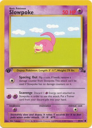 Slowpoke - 55/62 - Common - 1st Edition available at 401 Games Canada