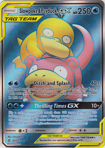 Slowpoke & Psyduck GX - 217/236 - Full Art Ultra Rare available at 401 Games Canada