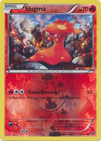 Slugma - 20/146 - Common - Reverse Holo available at 401 Games Canada