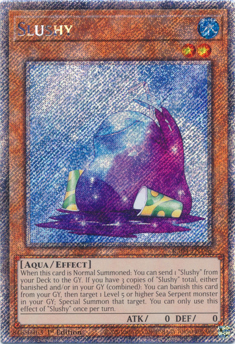 Slushy (Platinum Secret Rare) - RA04-EN196 - Platinum Secret Rare - 1st Edition