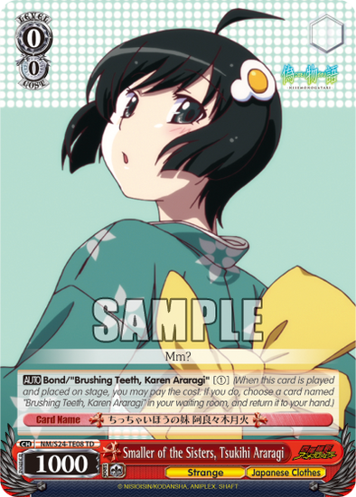 Smaller of the Sisters, Tsukihi Araragi - NM/S24-TE08 - Trial Deck available at 401 Games Canada