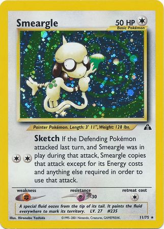 Smeargle - 11/75 - Holo - Unlimited available at 401 Games Canada