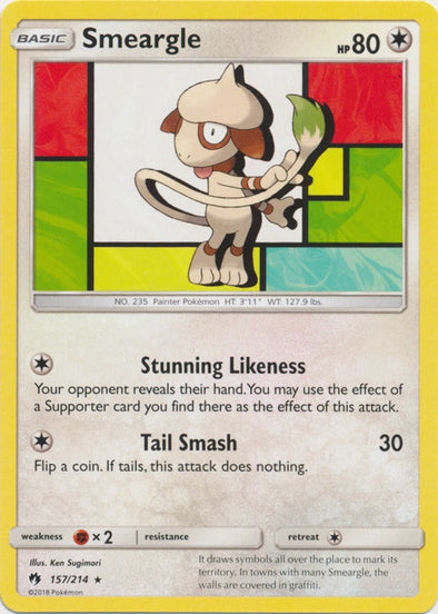 Smeargle - 157/214 - Rare available at 401 Games Canada