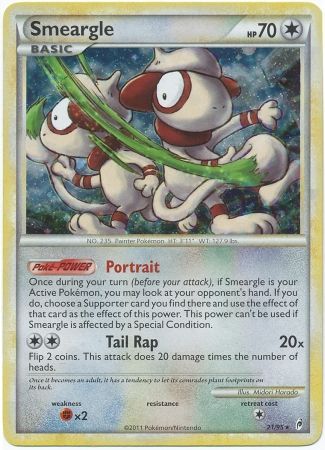 Smeargle - 21/95 - Holo Rare available at 401 Games Canada