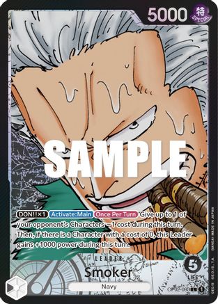 Smoker (Alternate Art) - OP02-093 - Leader available at 401 Games Canada