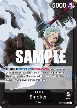 Smoker - OP02-093 - Leader available at 401 Games Canada